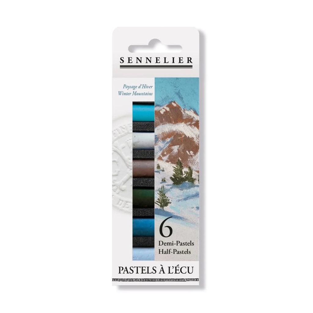 Sennelier pastel set Winter Mountains