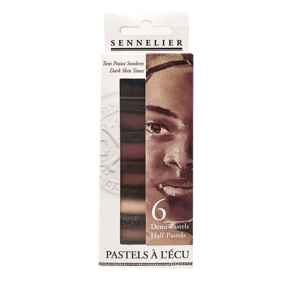 Sennelier Soft pastel set Dark Skin Tones