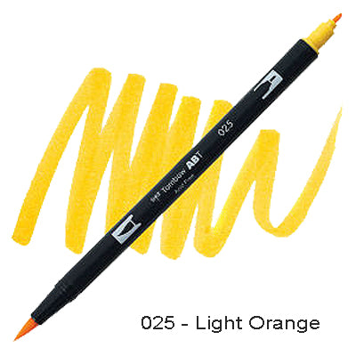 Tombow Dual Tip Pen 025 Light Orange