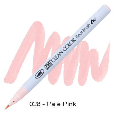 Kuretake Zig Clean Color Brush Pen 028 Pale Pink