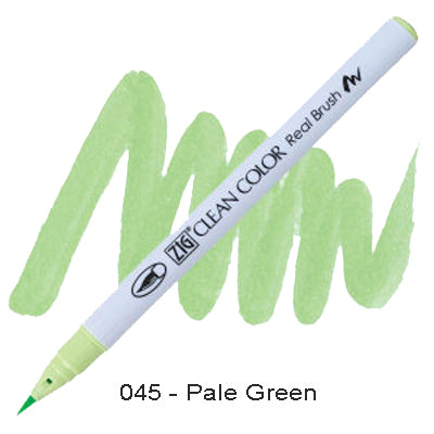 Kuretake Zig Clean Color Brush Pen 045 Pale Green