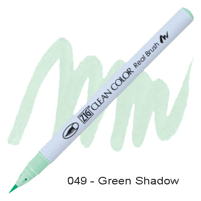 Kuretake Zig Clean Color Brush Pen 049 Green Shadow