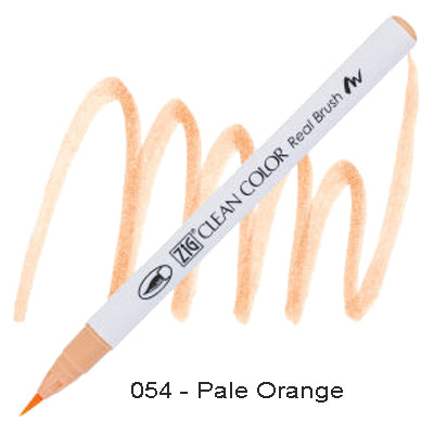 Kuretake Zig Clean Color Brush Pen 054 Pale Orange