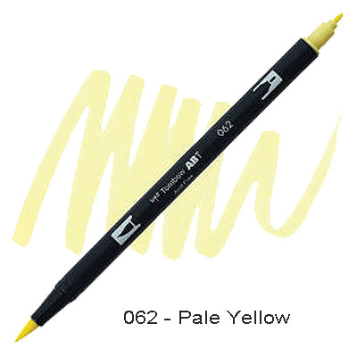 Tombow Dual Tip Pen 062 Pale Yellow