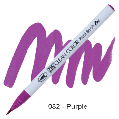 Kuretake Zig Clean Color Brush Pen 082 Purple