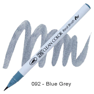 Kuretake Zig Clean Color Brush Pen 092 Blue Grey