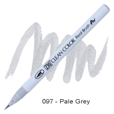 Kuretake Zig Clean Color Brush Pen 097 Pale Grey