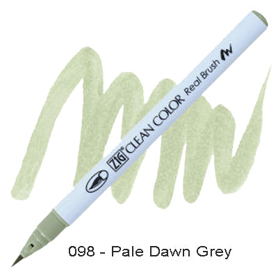 Kuretake Zig Clean Color Brush Pen Pale Dawn Grey