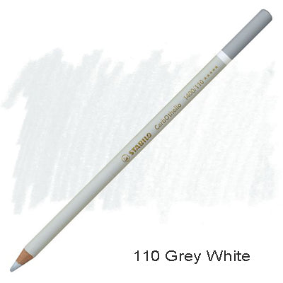 CarbOthello Pastel Pencil 110 Grey White