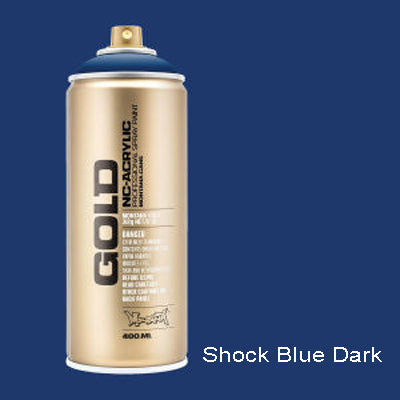 Montana Gold Spray Paint Shock Blue Dark