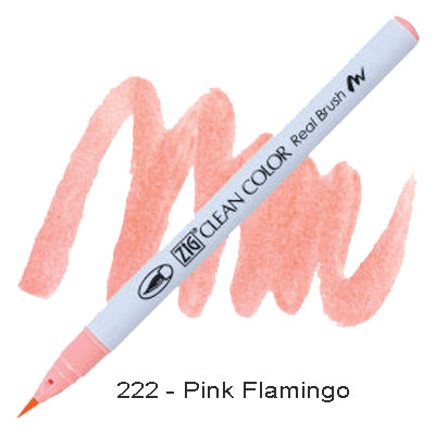 Kuretake Zig Clean Color Brush Pen 222 Pink Flamingo