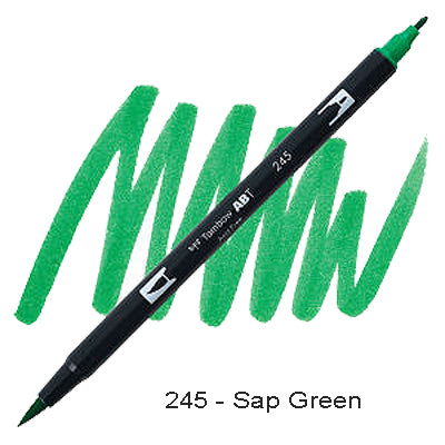 Tombow Dual Tip Pen 245 Sap Green