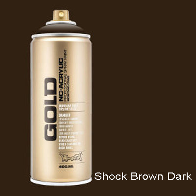 Montana Gold Spray Paint Shock Brown Dark