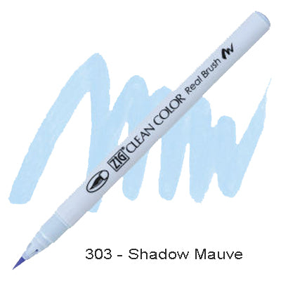 Kuretake Zig Clean Color Brush Pen 303 Shadow Mauve