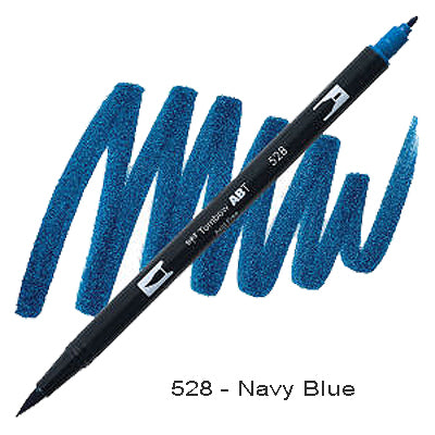 Tombow Dual Tip Pen 528 Navy Blue