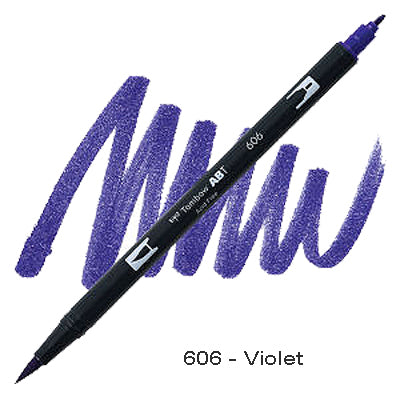 Tombow Dual Tip Pen Violet
