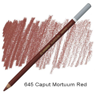 CarbOthello Pastel Pencil 645 Caput Mortuum Red