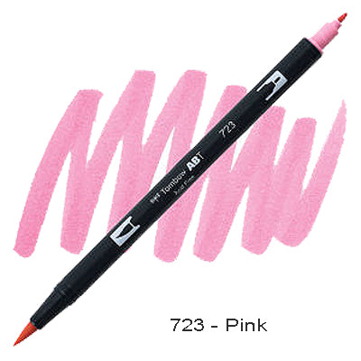 Tombow Dual Tip Pen 723 Pink