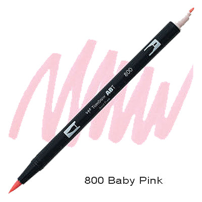 Tombow Dual Tip Pen 800 Baby Pink
