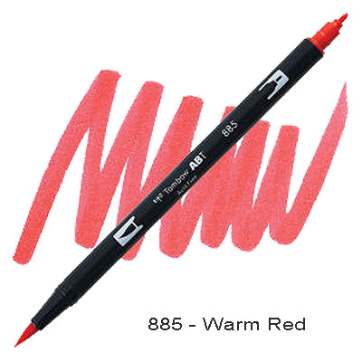 Tombow Dual Tip Pen 885 Warm Red