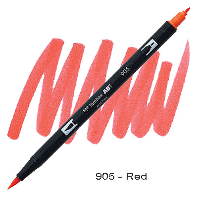 Tombow Dual Tip Pen 905 Red