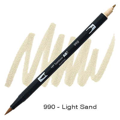 Tombow Dual Tip Pen 990 Light Sand