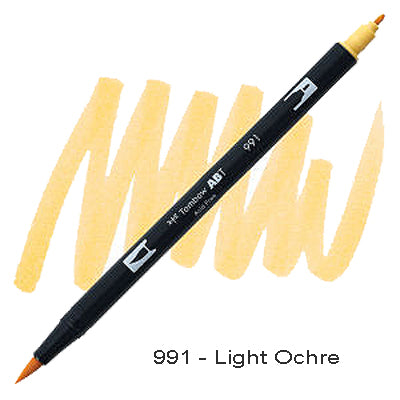 Tombow Dual Tip Pen 991 Light Ochre