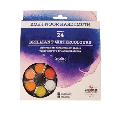 Set of dye based watercolours perfect for students and those wanting to try out watercolour painting