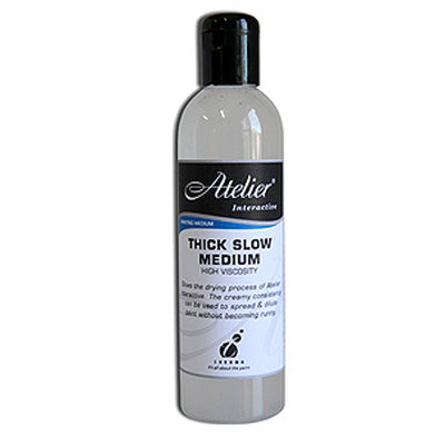 This medium can be used to spread and dilute paint without it becoming runny.