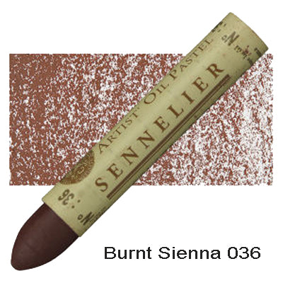 Sennelier Oil Pastels Burnt Sienna 036