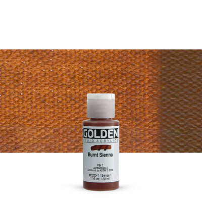 Golden Fluid Acrylics Burnt Sienna