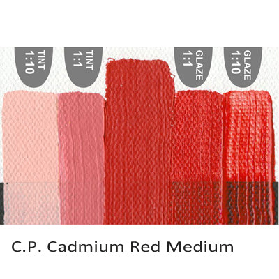 Golden Heavy Body Acrylic paint CP Cadmium Red Medium