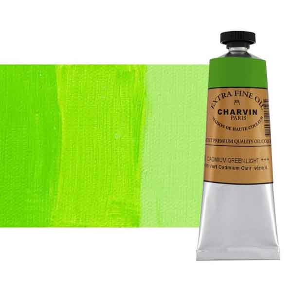 Charvin Extra Fine Artist OIl Paints Cadmiuim Green Light