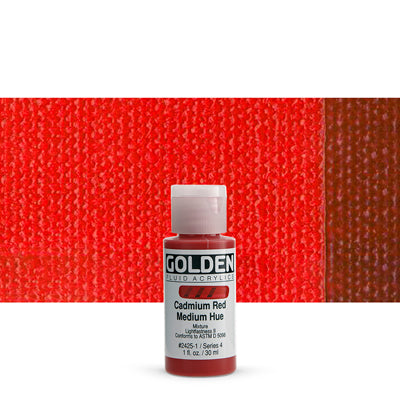 Golden Fluid Acrylics Cadmium Red Medium hue
