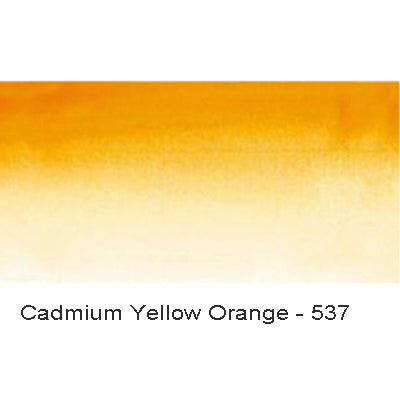 Sennelier L'Aquarelle Artist Watercolour paint Half Pan Cadmium Yellow Orange 537