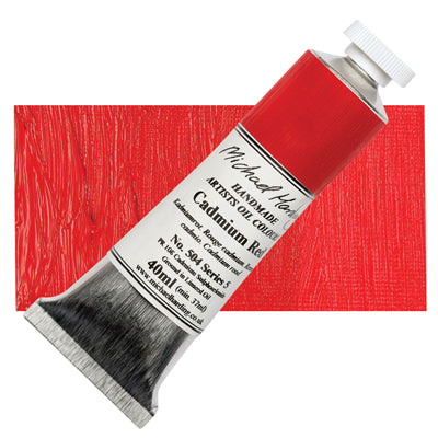 Michael Harding Artist Oil paint Cadmium Red