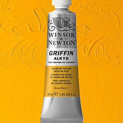 Winsor & Newton Griffin Alkyd Oil Paint Cadmium Yellow Medium hue