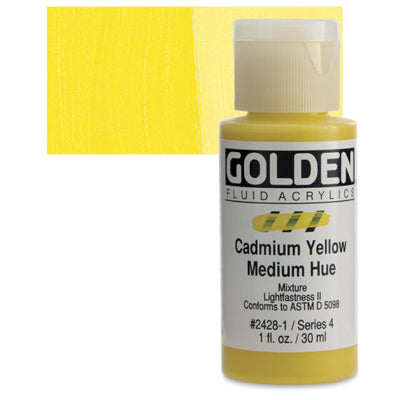 Golden Fluid Acrylics Cadmium Yellow Medium hue