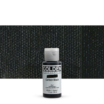 Golden Fluid Acrylics Carbon Black