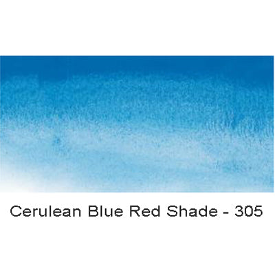 Sennelier L'Aquarelle Artist Watercolour paint Half Pan Cerulean Blue Red Shade 305