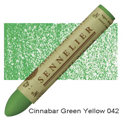Sennelier Oil Pastels Cinnabar Green Yellow 042