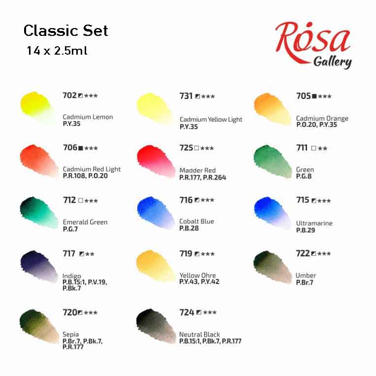 Classic Acrylic Color Pack