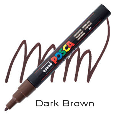 Posca Paint Marker PC-3M Dark Brown