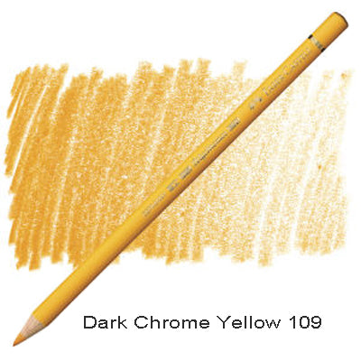Faber Castell Polychromos Dark Chrome Yellow 109
