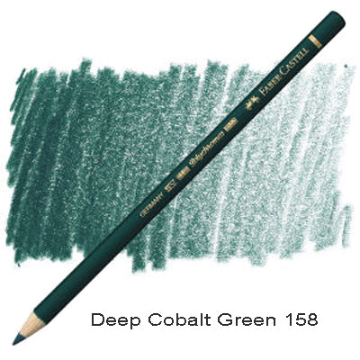 Faber Castell Polychromos Deep Cobalt Green 158