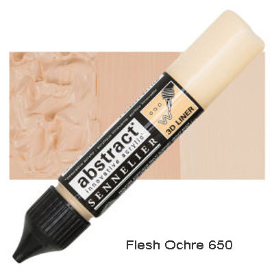 Sennelier 3D Abstract Acrylic Liner Flesh Ochre 650