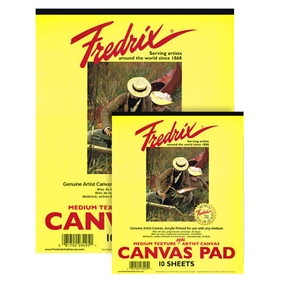 Contains genuine 7oz artist canvas that is primed and ready for use with any medium