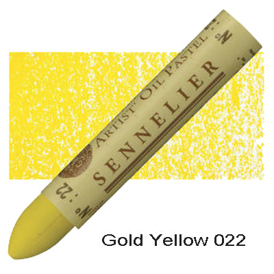 Sennelier Oil Pastels Gold Yellow 022
