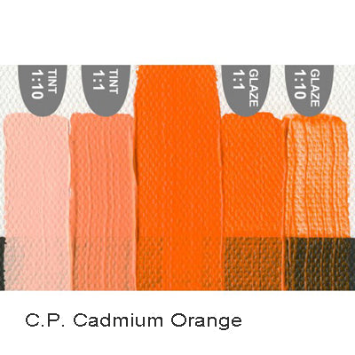 Golden Heavy Body Acrylic paint C.P. Cadmium Orange