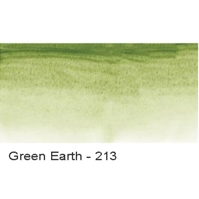 Sennelier L'Aquarelle Artist Watercolour paint Half Pan Green Earth 213